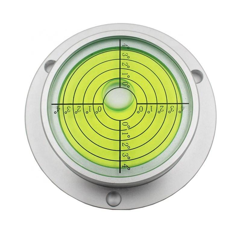 Metal Circular Gradienter Spirit Level Bubbles For Level Measuring Instrument